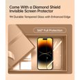 thumbnail image 2 of JUESHITUO Magnetic for iPhone 13 Pro Max Case with Full Camera Protection[Never Yellow][No.1 Strong N52 Magnets][Military Grade Drop Protection]6.7"Gold, 2 of 7