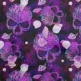 thumbnail image 1 of oneOone Velvet Purple Fabric Skull Sewing Craft Projects Fabric Prints By Yard 58 Inch Wide, 1 of 5