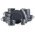 thumbnail image 1 of Stone Lain Celina Ensemble de Vaisselle en Grès 16 Pcs, Service pour 4, Gris Mat, 1 of 9