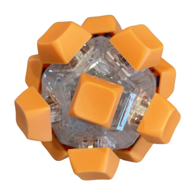 Lipstore Keyboard Fidget Toy Adults Birthday Working Mini Fidget Toy Keyboard Orange