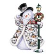 thumbnail image 2 of Christmas Snowman Rotating Sculpture Train Decorations Window Paste Stickers, 2 of 7