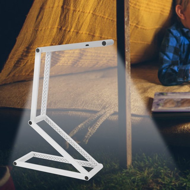 Lampe de Bureau Led Lampe de Bureau Abs Plastique Blanc Led Lampe de Bureau Pliable Portable Usb Rechargeable Lampe de Table 2 Modes Dimmable pour Chambre à Coucher