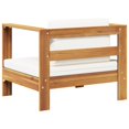 thumbnail image 4 of vidaXL Patio Chair with Cushion Cream Solid Acacia Wood, 4 of 6
