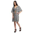 thumbnail image 3 of Moomaya Robe Courte de Caftan de Plage, Robe de Couverture Imprimée, Kaftan pour Femmes, Tenue de Plage, Couverture, 3 of 4