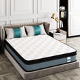 thumbnail image 1 of Matelas Hybride en Mousse Mémoire de 10 Pouces Format Simple Crystli Matelas à Ressorts Ensachés en Boîte, 1 of 6