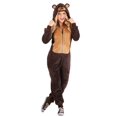 thumbnail image 1 of Brown Bear Adult Jumpsuit Costume, 1 of 4