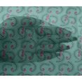 thumbnail image 4 of oneOone Viscose Chiffon Fabric Leaves & Swirl Block Print Sewing Fabric BTY 42 Inch Wide, 4 of 4