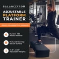 thumbnail image 2 of BalanceFrom Aerobic Step Platform Trainer with Adjustable 3-Level Risers, Black, 2 of 9
