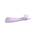 thumbnail image 2 of Gravity Threads Gants d'Opéra en Satin pour Femmes 18 Pouces Lilas, 2 of 2