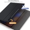 thumbnail image 3 of For Samsung Galaxy Tab S9 FE Plus Keyboard Cover Case for Tab A9 Plus S9 Ultra S7 FE S8 Plus S6 Lite A8 Magnetic Keyboard Case Spanish Black S9 11 inch, 3 of 6