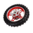 thumbnail image 1 of Dirt Bike Rear Wheel, Wearproof Rustproof Strong Friction 2.5-10in Rear Wheel Assembly  For Off Road Motorcycles, 1 of 8