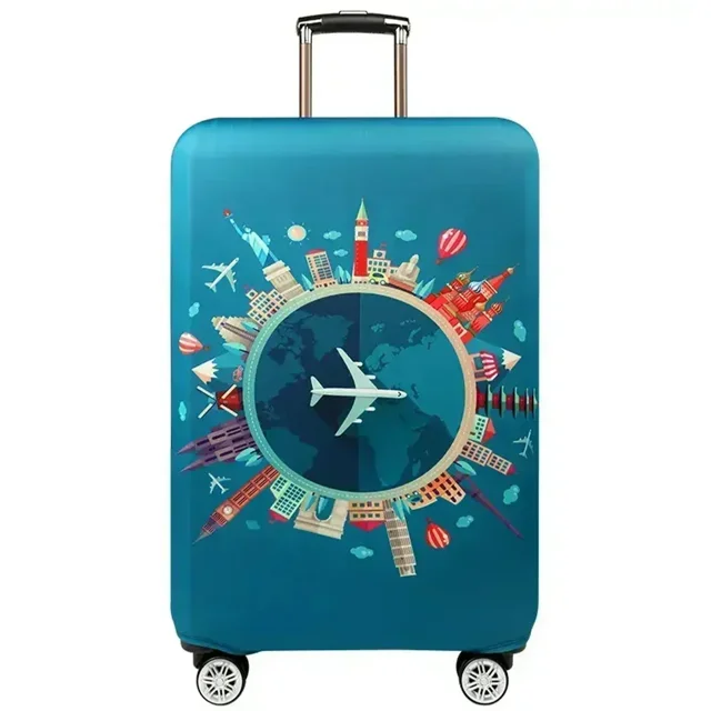 Housse de Bagage Housse de Compartiment à Bagages Housse de Protection pour 18-32 Pouces Résistante à l'Usure Housses Anti-Poussière Housses de Valise de Voyage Durables Voyage Bleu Voyage TG