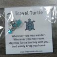 thumbnail image 3 of Kcodviy 26 Letter Handmade Turtle Wrist Lanyard with Wallet Keychain Turtle Combination Pendant Small Key Clips 26 Letter Surname Travel Large Key Ring Turtle Keychain Pendant, 3 of 3
