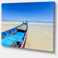 thumbnail image 2 of Support de Bateau à Longue Queue à la Plage - Impression sur Toile de Bord de Mer, 2 of 4