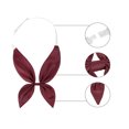 thumbnail image 4 of INSPIRE CHIC Robe de Marin pour Femme Pré-Nouée avec Nœud Papillon Nœud Papillon Déco Rouge Foncé Taille Unique, 4 of 5