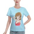 thumbnail image 1 of T-Shirt Basique à Manches Courtes pour Femmes Detective Conan Haihara Ai, 1 of 6