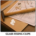 thumbnail image 3 of LOLIPPYY 20 Pcs Clips de Support de Miroir Transparent pour Armoire en Verre et Panneau de Fenêtre, 3 of 6
