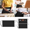 thumbnail image 1 of Apron for Waitstaff with Pockets - Durable Black Stain- Apron for Restaurant Hotel Kitchen Apron with Sleeve Guard and Convenient Pocket Practical Apron for Daily Use, 1 of 7