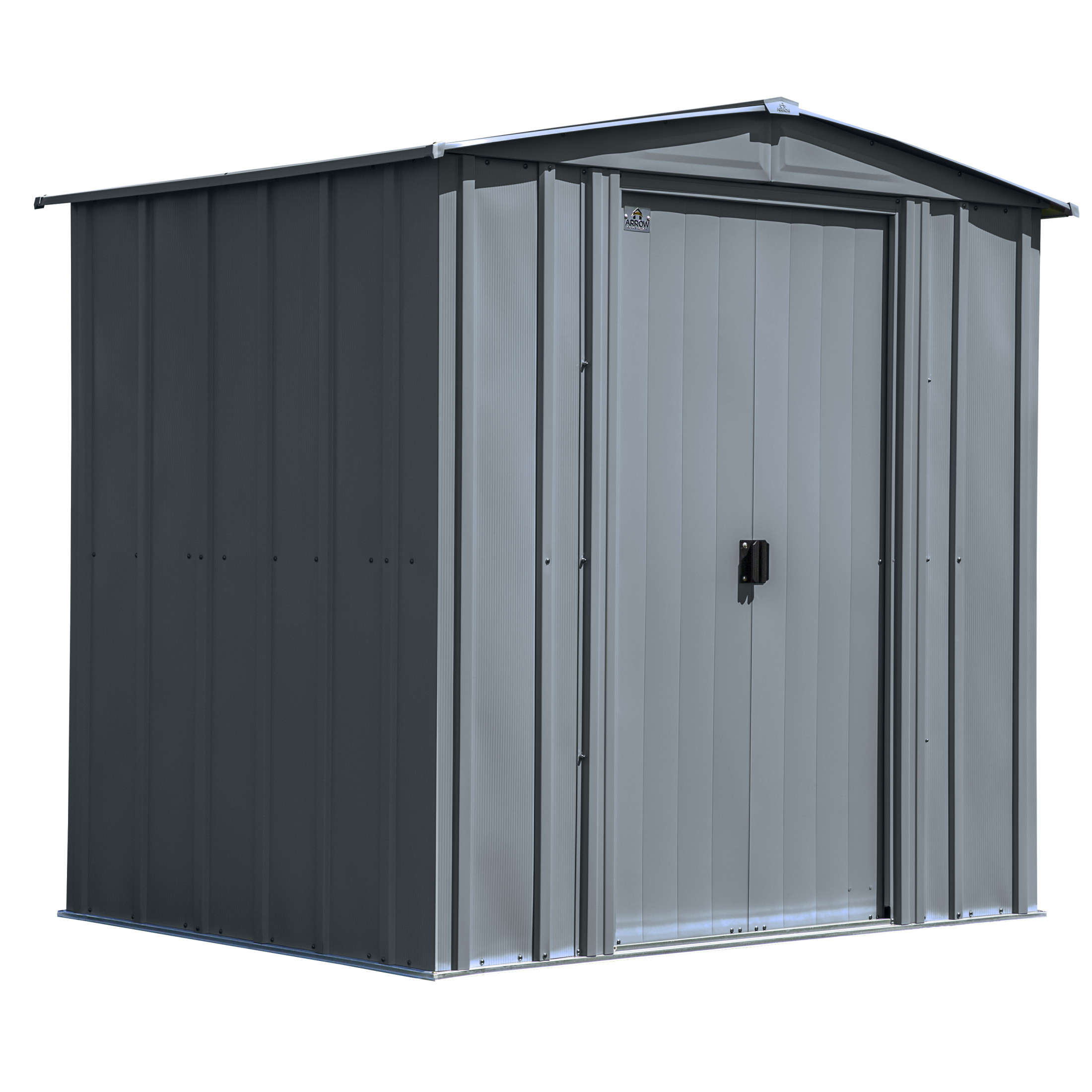 Arrow Classic 6 x 5 x 6 ft Charcoal Steel Storage Shed
