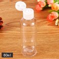 thumbnail image 2 of BMYJ 25 Pcs Bouteilles Vides en Plastique de 2 Oz avec Bouchon Rabattable Petites Bouteilles Format Voyage Bouteilles de Savon Liquide pour les Mains Contenant de Voyage Rechargeable pour Shampoing Savon pour le Corps (Transparent), 2 of 7