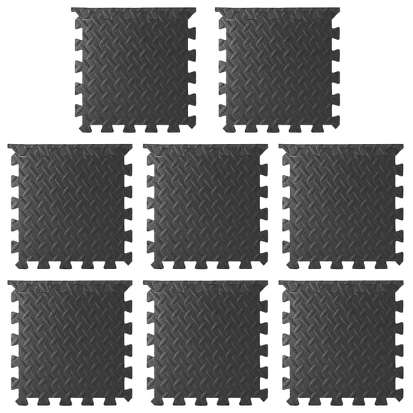 8pcs Soft Children Playing Mat EVA Foam Interlocking Mat Home Gym Tiles Floor Protective Pads Floor Foam Mats