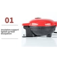 thumbnail image 4 of Valentines Day Decorations Clearance! Portable Mini Heart Maker Bread Maker Round Sandwich Maker Light Food Maker Breakfast Maker Heart Shaped 1 Bread Maker, 4 of 9