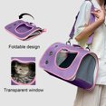 thumbnail image 4 of Lksixu Pet Supplies SingleShoulder Cats Carrier Portable Handheld Pet Bag For Outdoors Large Capacity Foldable Pet Backpack Cats Airline-Approved Carrier for Small Dogs and Cats, 4 of 6