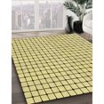 thumbnail image 3 of Ahgly Company Machine Washable Indoor Rectangle Transitional Sun Yellow Area Rugs, 2' x 5', 3 of 7