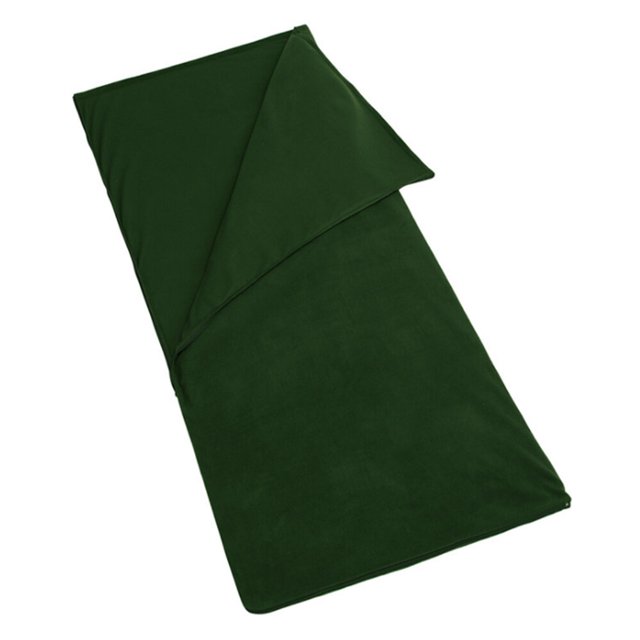Sachet de couchage en polaire, couverture de sac de couchage confortable pour le backpacking Otdoor