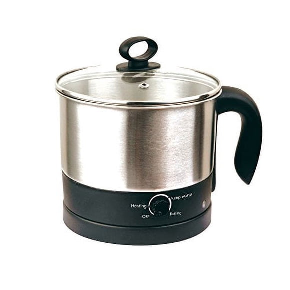 70019 Uniware 1.2 Liter Stainless Steel 304 Electric Cooker With Rotating Base