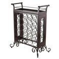 thumbnail image 1 of Winsome Silvano Wine Rack 5x5 with Removable Tray, Dark Bronze - 87523, 1 of 6