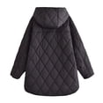 thumbnail image 2 of MASRIN Running Jacket  Womens Basic Hoodie Jackets Solid Color Zip Up Hooded Coats with Pockets Plus Size Loose Outwear Sweatshirts Sweater Stone, 2 of 6