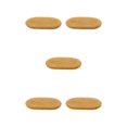 thumbnail image 2 of mmirethe Easy To Clean And Soft Bath Mat For Bathroom Floors Stylish Polyester Bathroom Carpet Bathroom Rugs khaki 5Set, 2 of 6