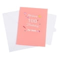 thumbnail image 4 of Uxcell 100th Birthday Card, Pop-Out Birthday Card 3D Flower Bouquet Butterflies, 4 of 5
