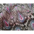 thumbnail image 4 of oneOone Silk Tabby Fabric Big Motif Ikat Decor Fabric Printed BTY 42 Inch Wide, 4 of 4