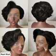thumbnail image 1 of Pixie Cut  Human Hair  Short Curly Human Hair  For Women Straight Bob, 1 of 7