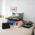 thumbnail image 4 of YST Cartoon Axolotl Bedding Comforter Set, 7-Piece, Ocean Animal Wildlife, King, 4 of 4