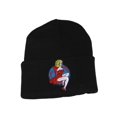 thumbnail image 1 of Lucky Strike Lady Luck Black Cuff Beanie 3D Patch Embroidery, 1 of 1