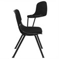 thumbnail image 4 of Bowery Hill Chaise Pliante Empilable Ergonomique Rembourrée en Coquille, Noire, 4 of 4