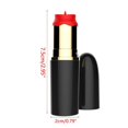 thumbnail image 3 of Lick Stick Lipstick Discreet Vibrator, Black, 3 of 3