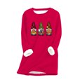 thumbnail image 2 of Hauts de Sortie pour Femmes Aguichant Mode Décontractée Manches Longues Col Rond Blouses & Chemises Hauts pour Femmes en Liquidation, 2 of 3