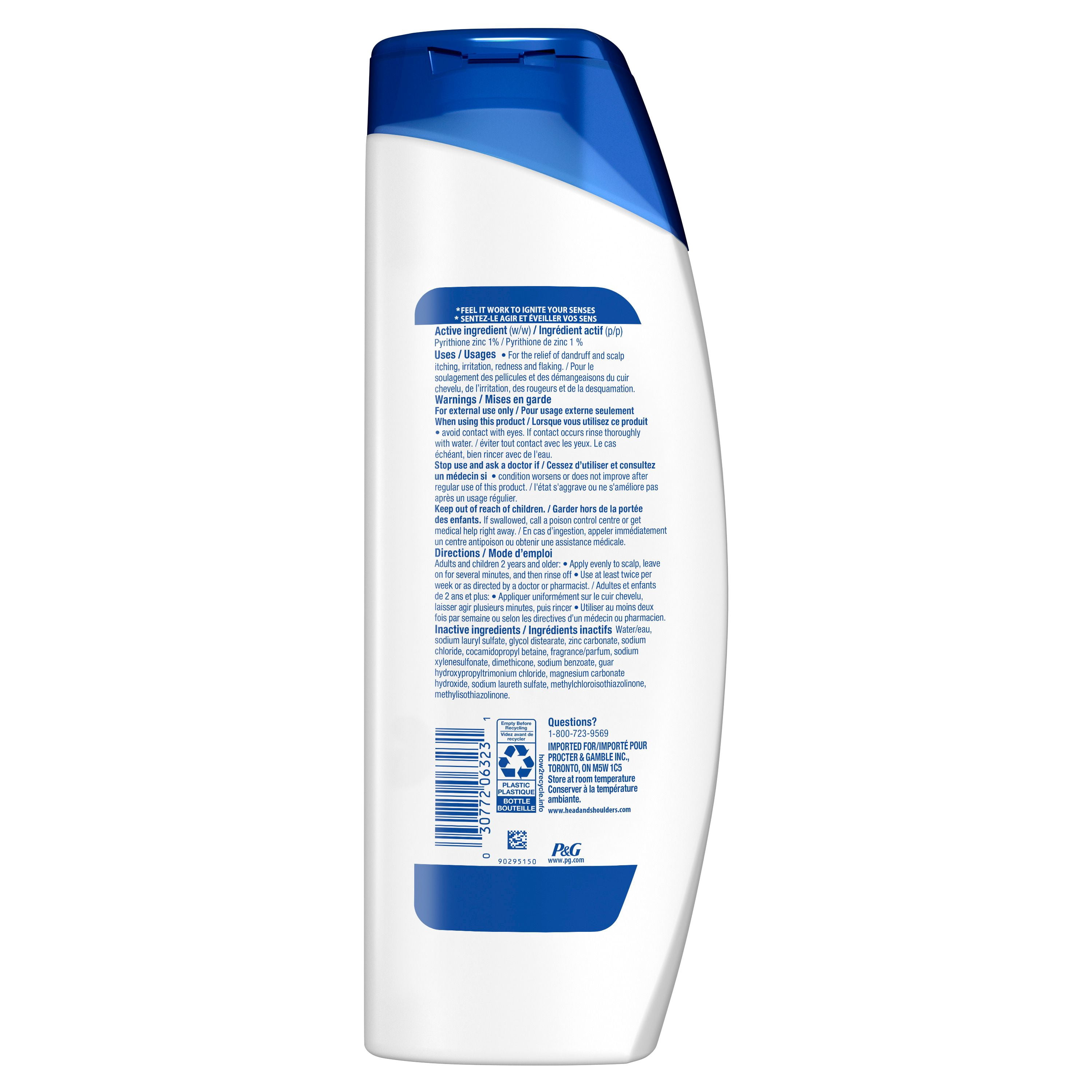 Head & Shoulders Lisses et Soyeux 2-en-1 Shampooing Antipelliculaire + Revitalisant