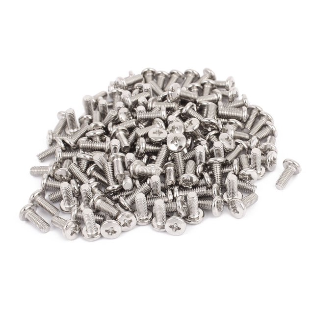 Unique Bargains M4 x 10mm TV Computer LCD Monitor Stand Mounting Head Screw 150pcs