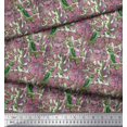 thumbnail image 2 of Soimoi Cotton Duck Fabric Leaves, & Parrot Bird Print Sewing Fabric Yard 56 Inch Wide, 2 of 3