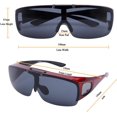 thumbnail image 4 of GFDYREE Fit Over Polarized Sunglasses Flip Up Lens for Men and Women, 4 of 6