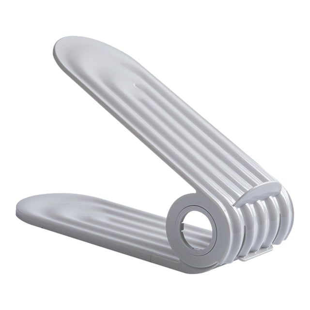Organisateur de Chaussures de Rangement pour Textiles de Maison avec Support à Hauteur Réglable pour Talons, Espadrilles et Pantoufles, Solution de Rangement Autoportante Gain de Place pour l'Entrée