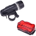 thumbnail image 1 of Bike Headlight and Tail Light Set 5Led Bike Light Super Bright Mountain Bike Headlight and Tail Light Set, 1 of 9
