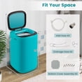 thumbnail image 3 of Gymax 7.7 lbs Full Automatic Washing Machine 0.78 Cu.ft Compact Washer & Spinner Combo Blue, 3 of 10