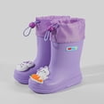 thumbnail image 2 of Djtdsds Kids Shoes Short Rain Boots for Kids Go To School Ankle Rainboot On Garden Boot Rubber Shoes Size:10, 2 of 3