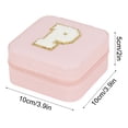 thumbnail image 3 of TopLLC 26 Letters Earring Jewelry Display Storage Box Case Organizer Flannel Tray Holder Gift, 3 of 3